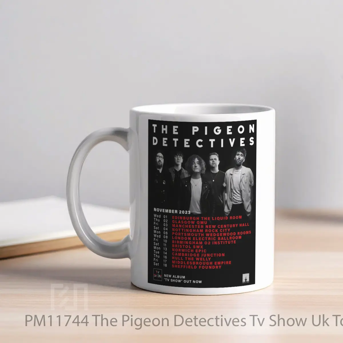 Mug The Pigeon Detectives Tv Show Uk Tour 2023 MPM11744 - All-side / Desain