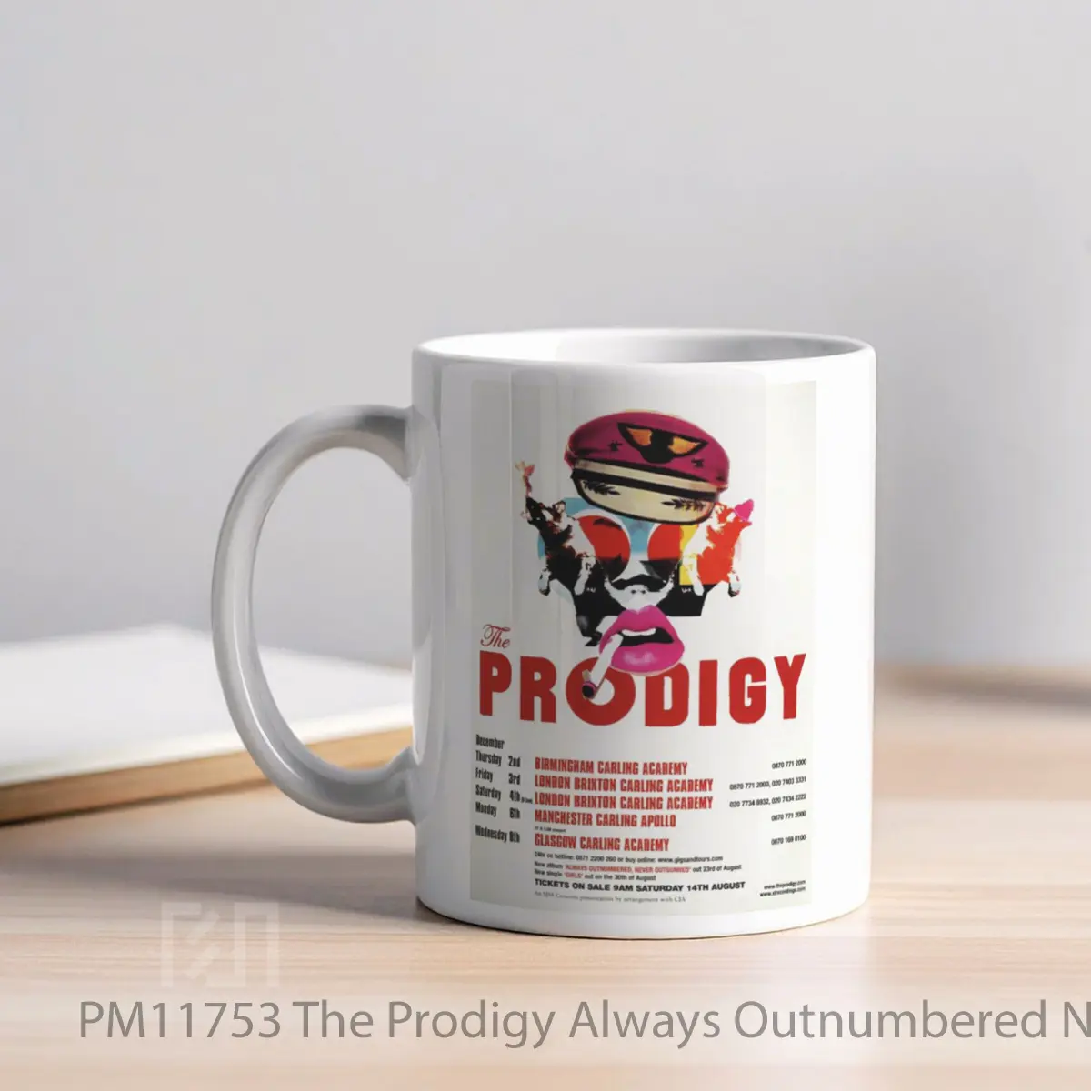 Mug The Prodigy Always Outnumbered Never Outgunned Tour 2015 MPM11753 - All-side / Desain