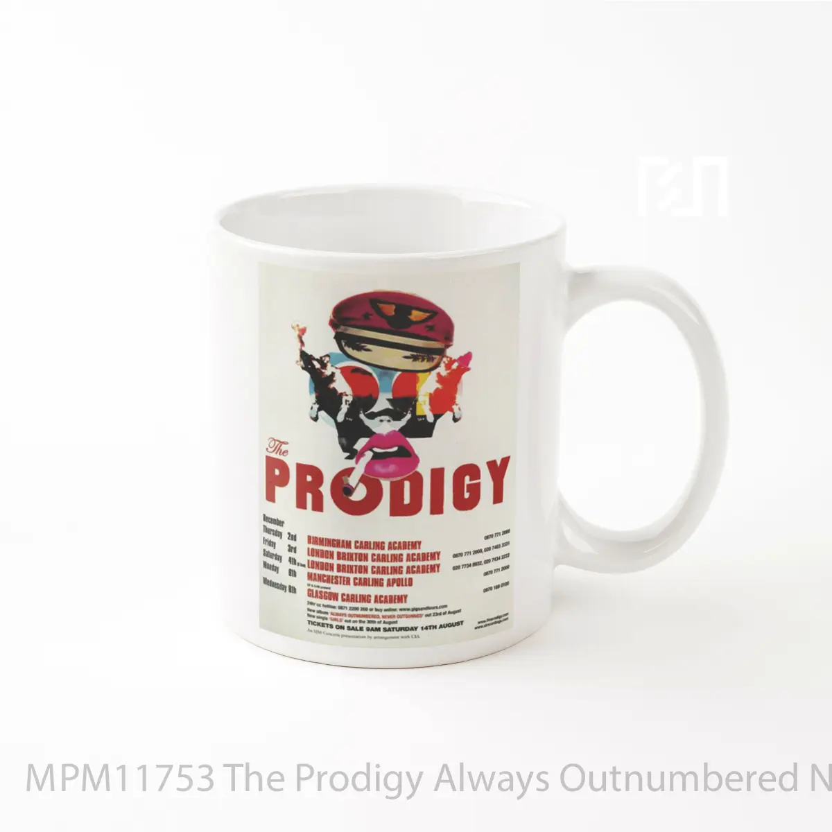 Mug The Prodigy Always Outnumbered Never Outgunned Tour 2015 MPM11753