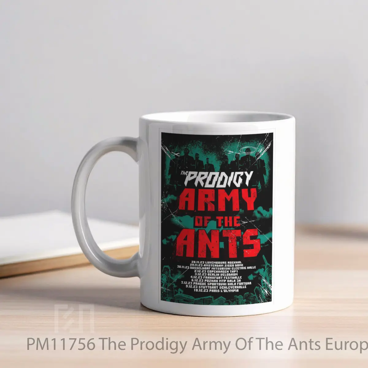 Mug The Prodigy Army Of The Ants European Tour 2023 MPM11756 - All-side / Desain