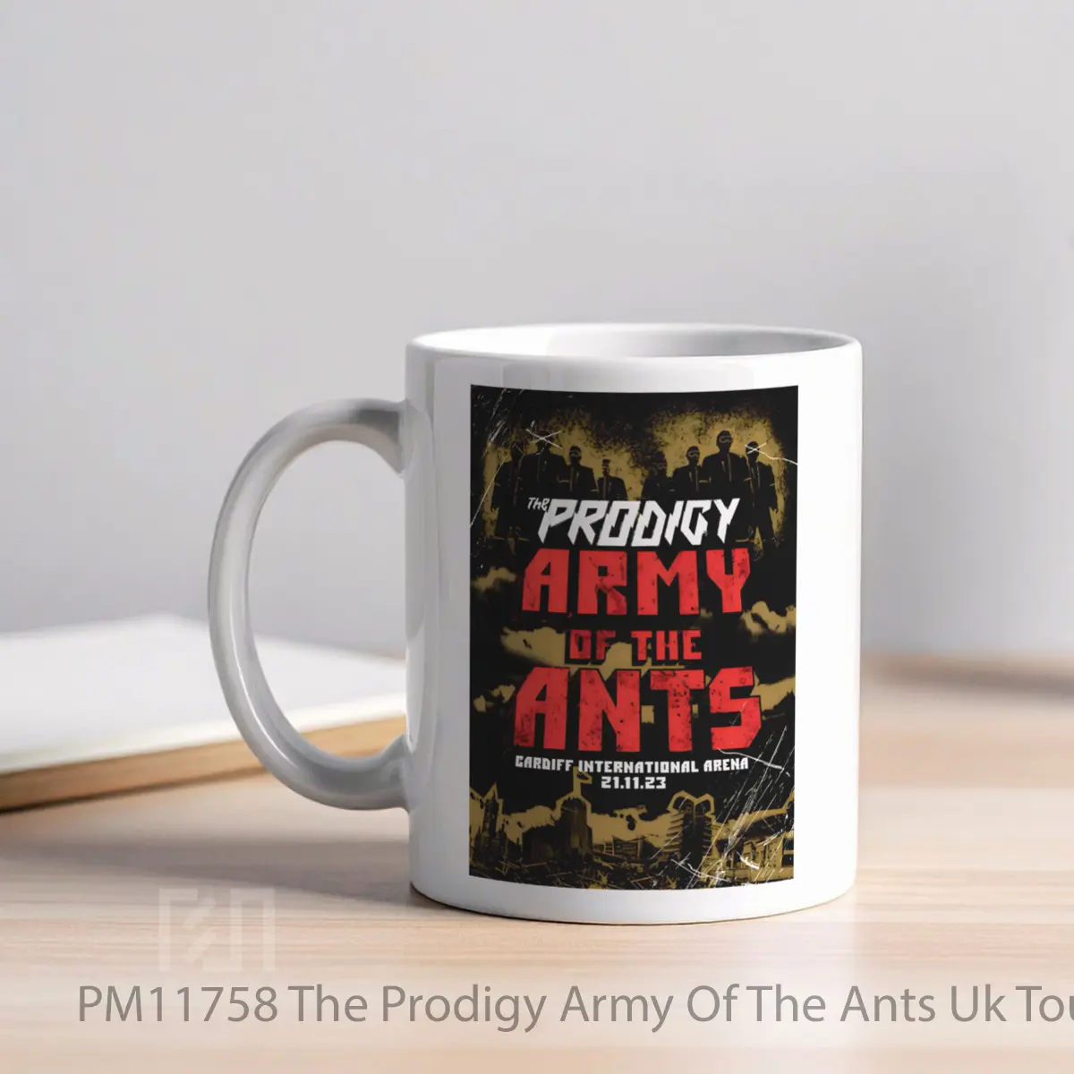 Mug The Prodigy Army Of The Ants Uk Tour 2023 Cardiff MPM11758 - All-side / Desain