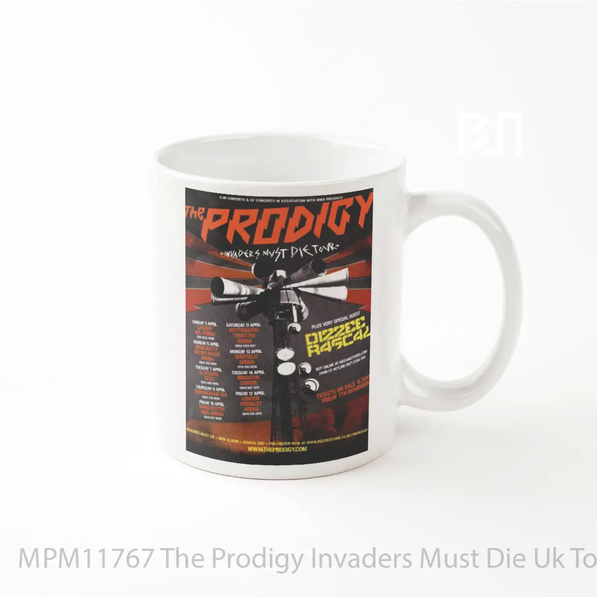 Mug The Prodigy Invaders Must Die Uk Tour 2009 MPM11767