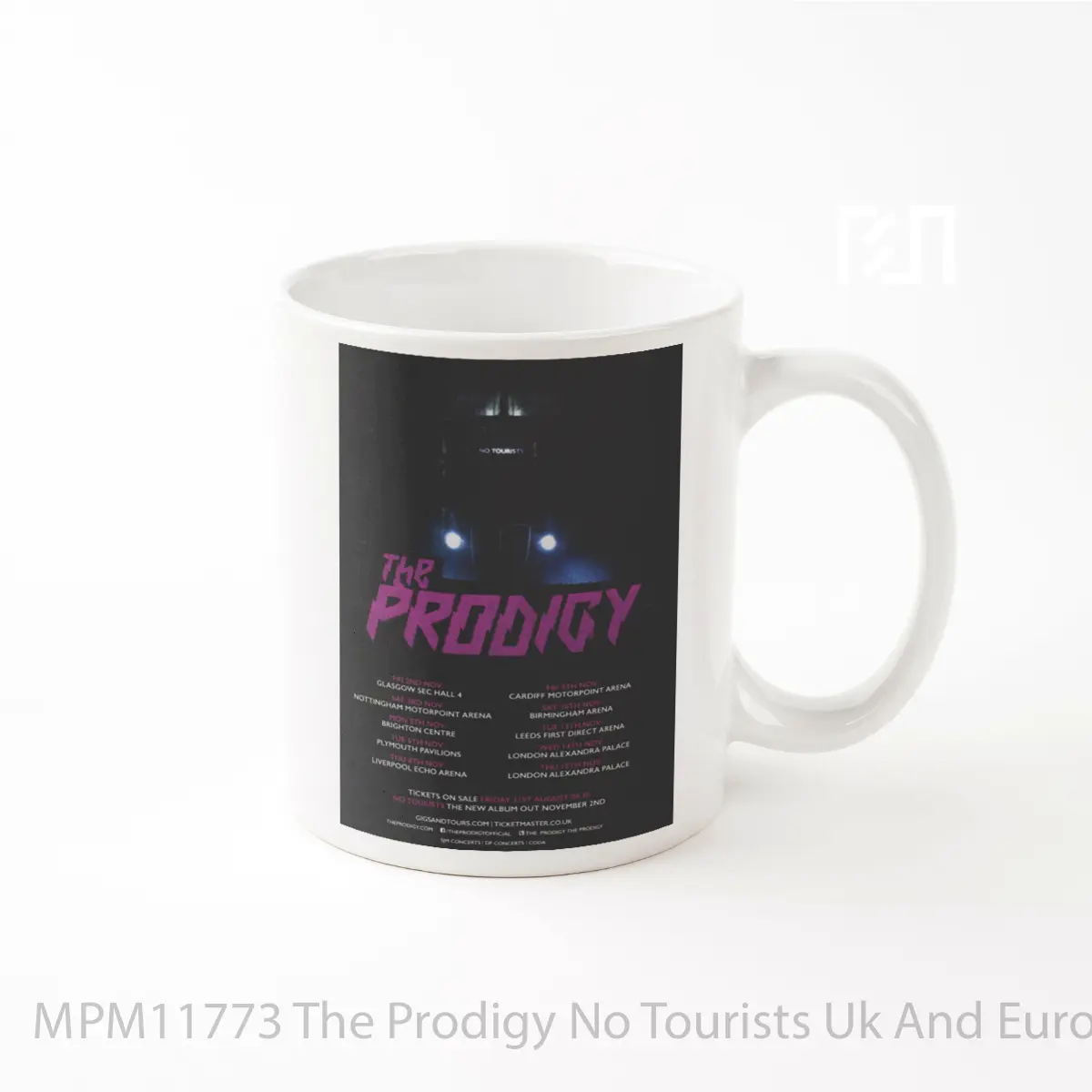Mug The Prodigy No Tourists Uk And Europe Tour 2018 MPM11773