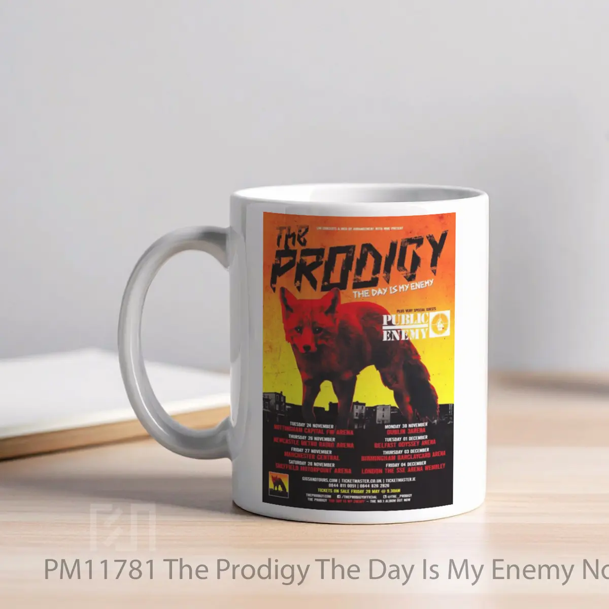 Mug The Prodigy The Day Is My Enemy November Tour 2015 MPM11781 - All-side / Desain