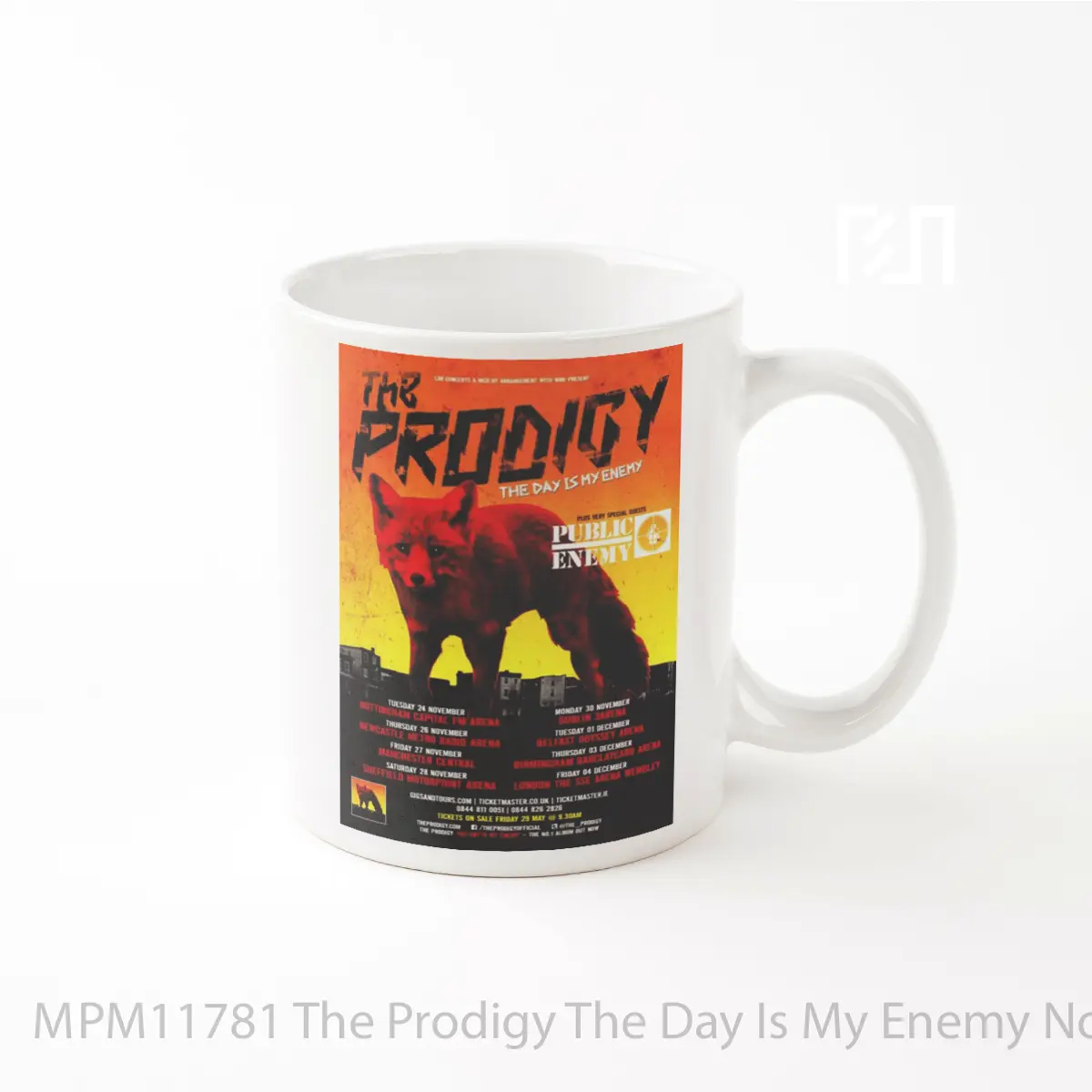 Mug The Prodigy The Day Is My Enemy November Tour 2015 MPM11781