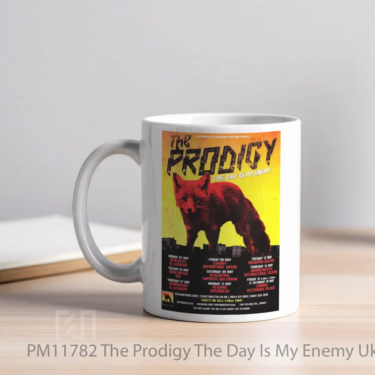 Mug The Prodigy The Day Is My Enemy Uk Tour 2015 MPM11782 - All-side / Desain