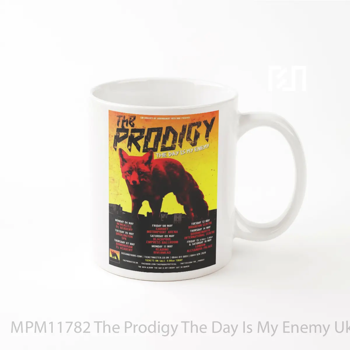 Mug The Prodigy The Day Is My Enemy Uk Tour 2015 MPM11782