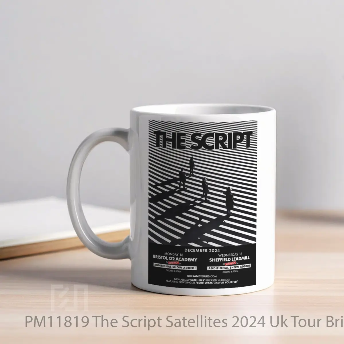Mug The Script Satellites 2024 Uk Tour Bristol Sheffield MPM11819 - All-side / Desain