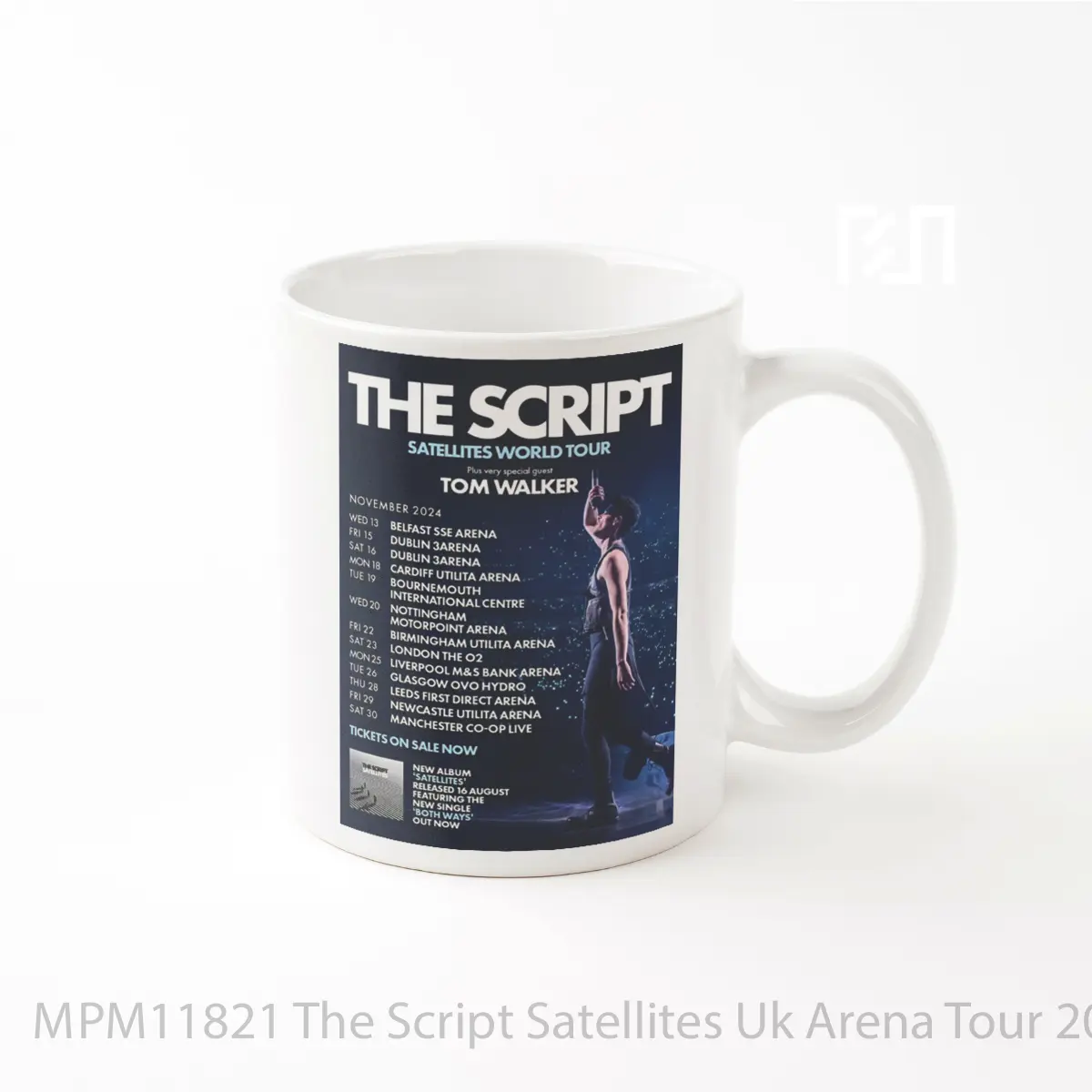 Mug The Script Satellites Uk Arena Tour 2024 MPM11821