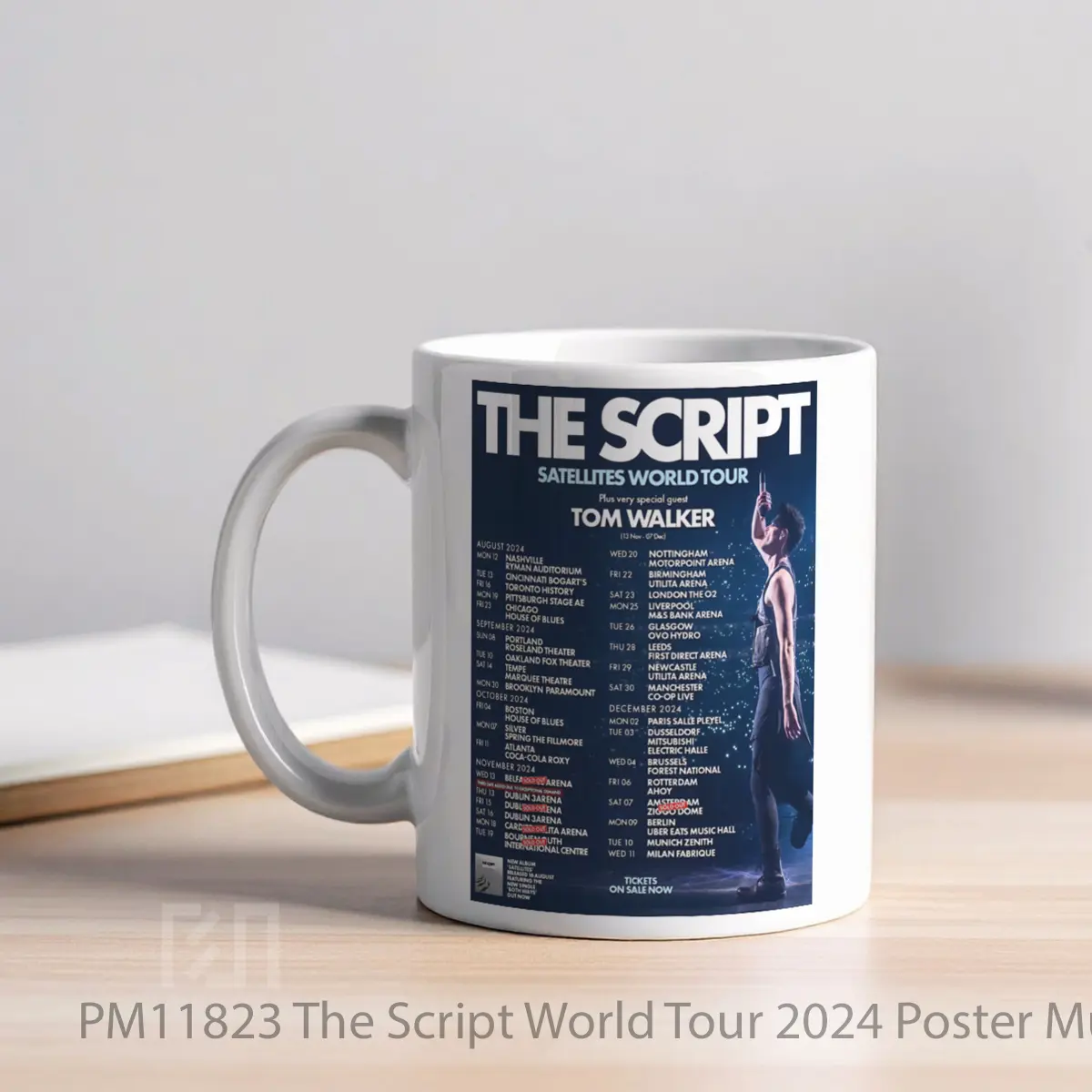 Mug The Script World Tour 2024 MPM11823 - All-side / Desain