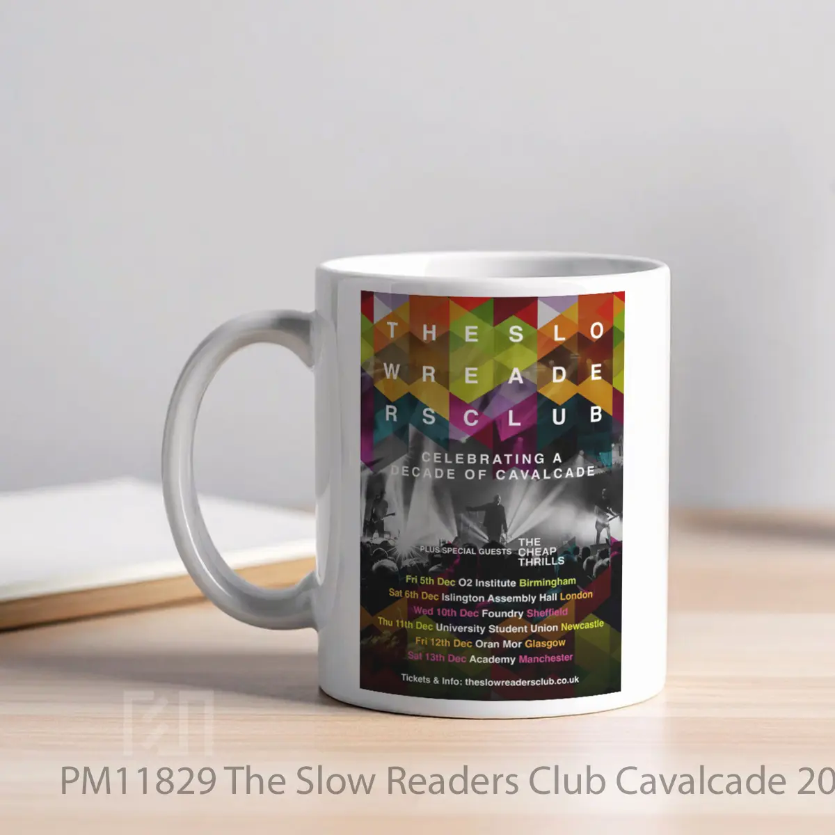 Mug The Slow Readers Club Cavalcade 2025 Uk Tour Poste MPM11829 - All-side / Desain