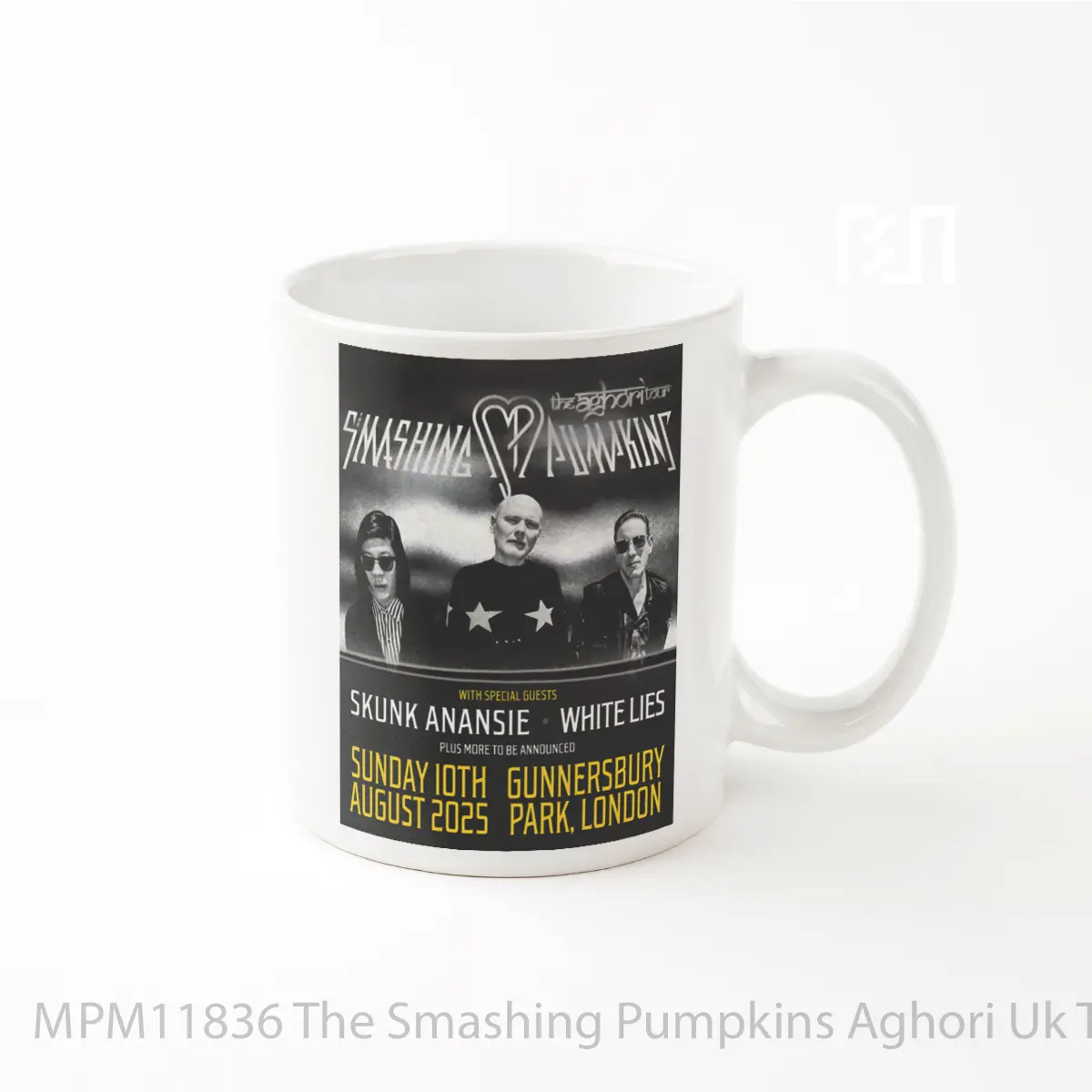 Mug The Smashing Pumpkins Aghori Uk Tour 2025 London Gunnersbury MPM11836