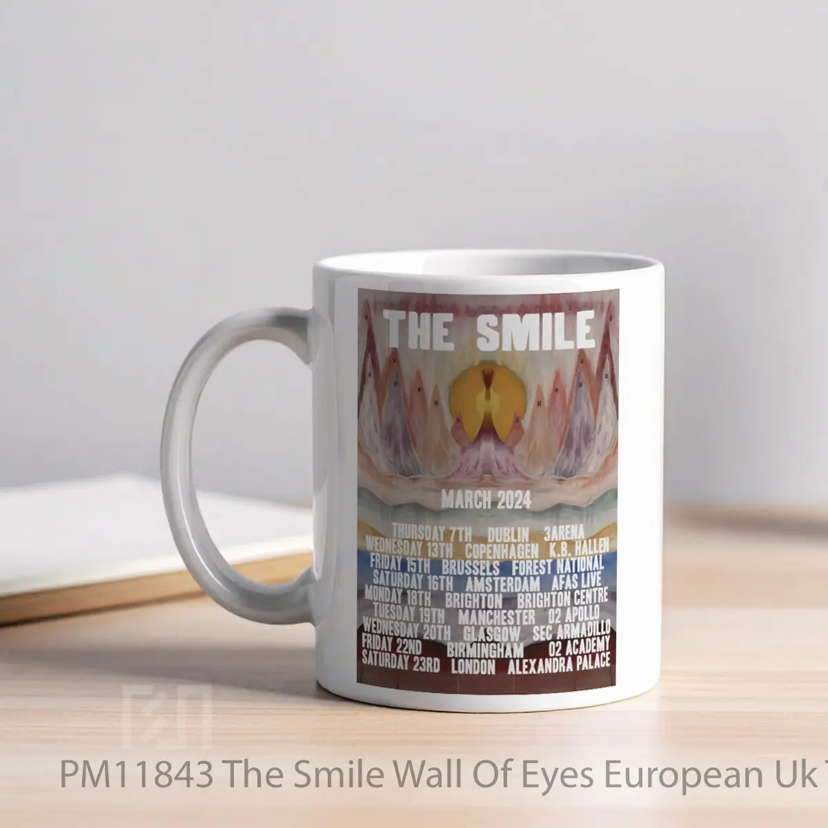 Mug The Smile Wall Of Eyes European Uk Tour 2024 MPM11843 - All-side / Desain