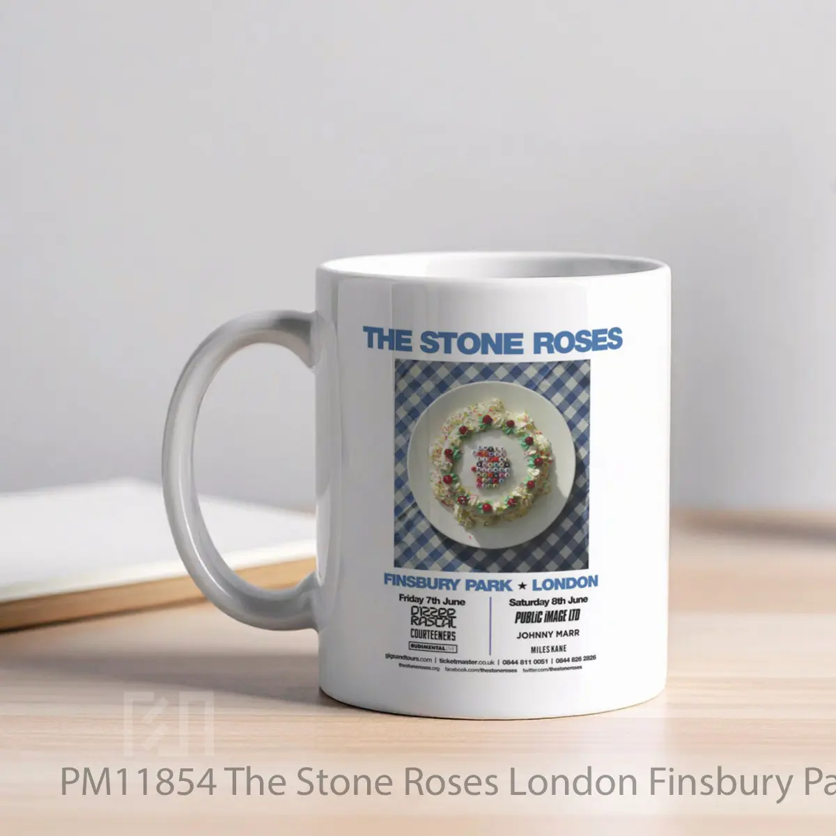 Mug The Stone Roses London Finsbury Park 7 8 June MPM11854 - All-side / Desain
