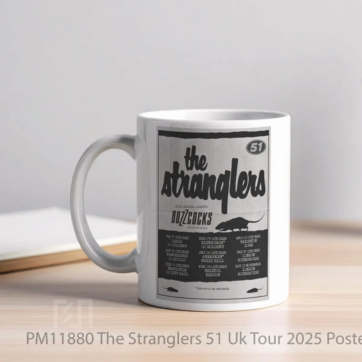 Mug The Stranglers 51 Uk Tour 2025 MPM11880 - All-side / Desain