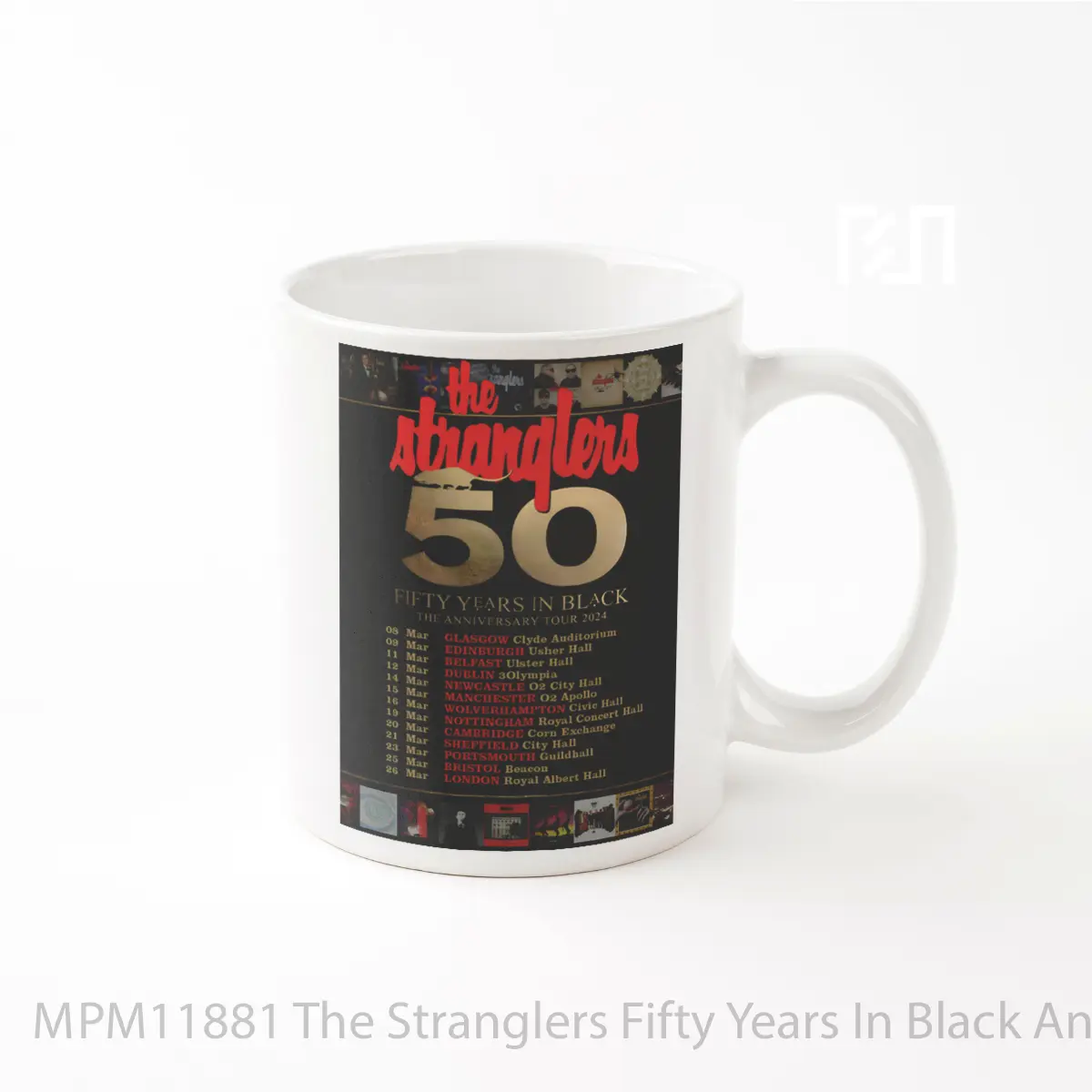 Mug The Stranglers Fifty Years In Black Anniversary Tour 2024 MPM11881