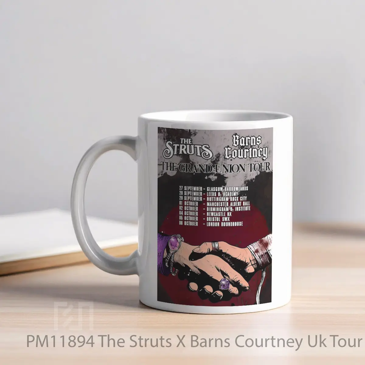 Mug The Struts X Barns Courtney Uk Tour 2024 MPM11894 - All-side / Desain