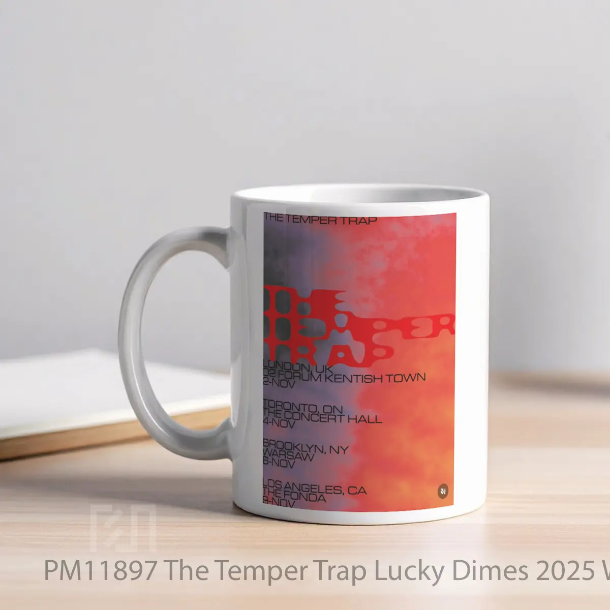 Mug The Temper Trap Lucky Dimes 2025 World Tour MPM11897 - All-side / Desain
