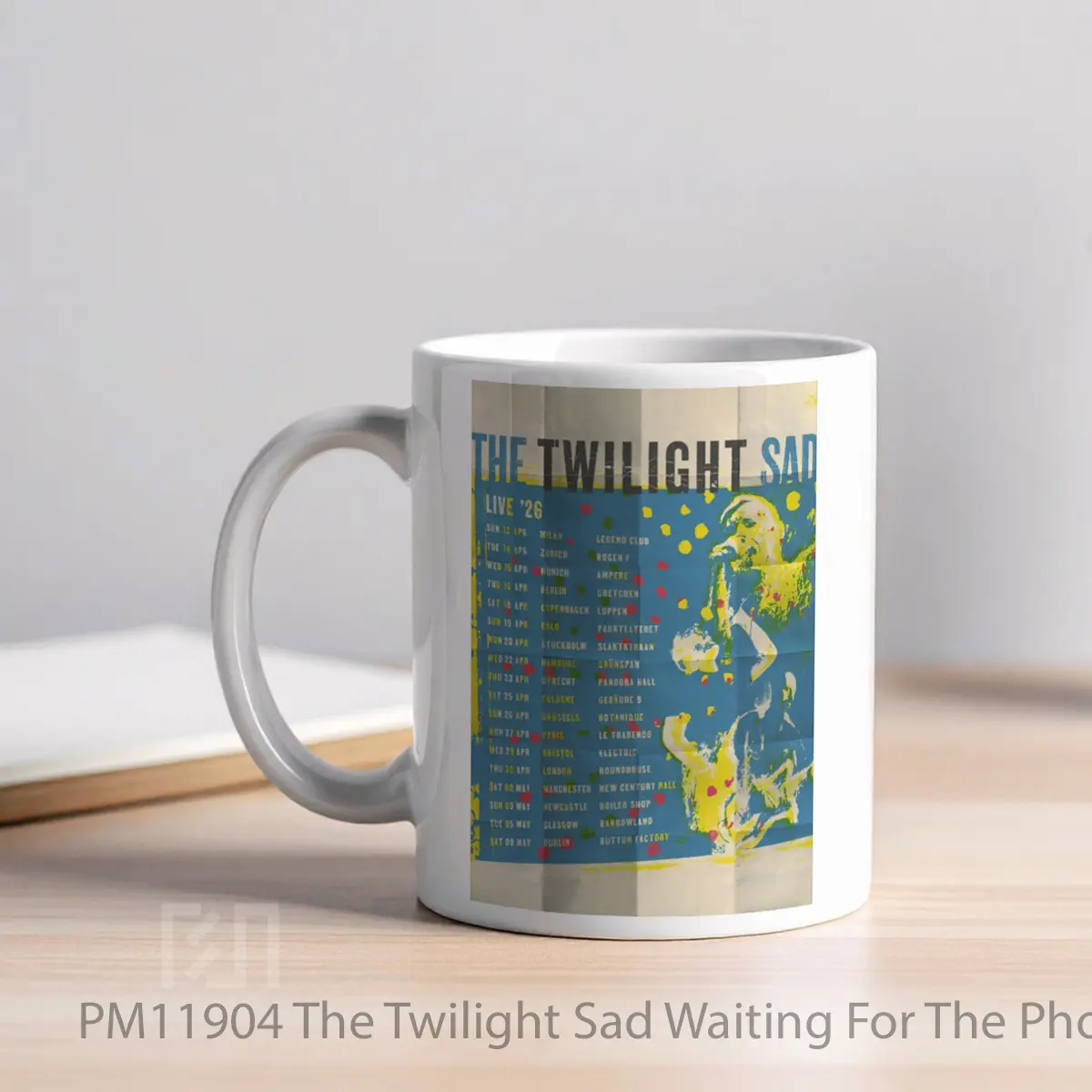Mug The Twilight Sad Waiting For The Phone Live 2026 Uk Tour MPM11904 - All-side / Desain