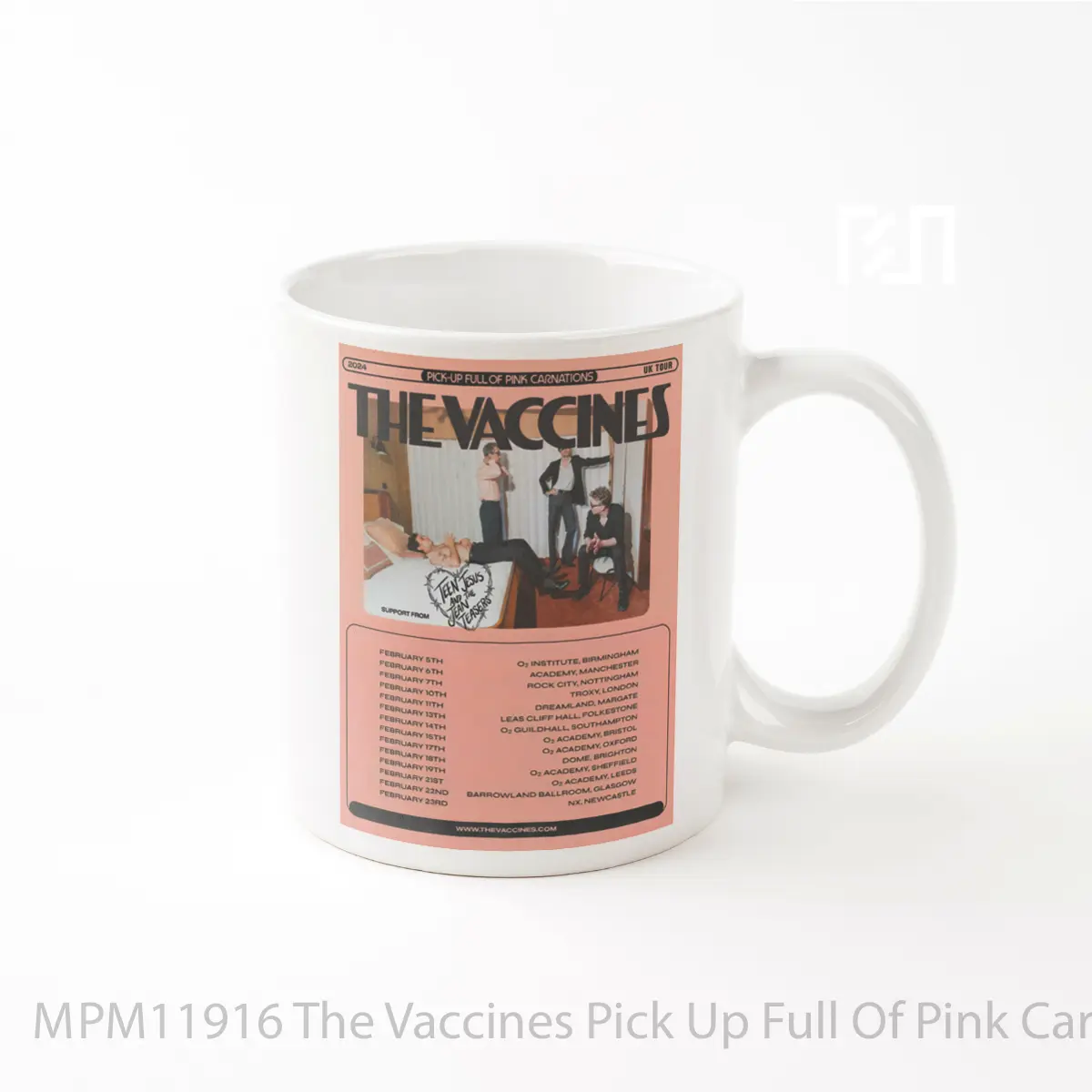 Mug The Vaccines Pick Up Full Of Pink Carnations Tour 2024 MPM11916