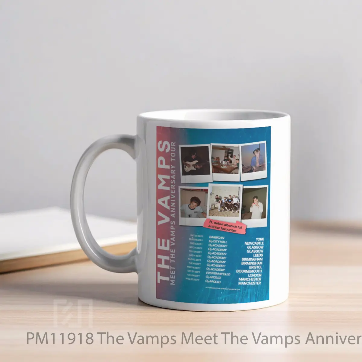 Mug The Vamps Meet The Vamps Anniversary Uk Tour 2024 MPM11918 - All-side / Desain
