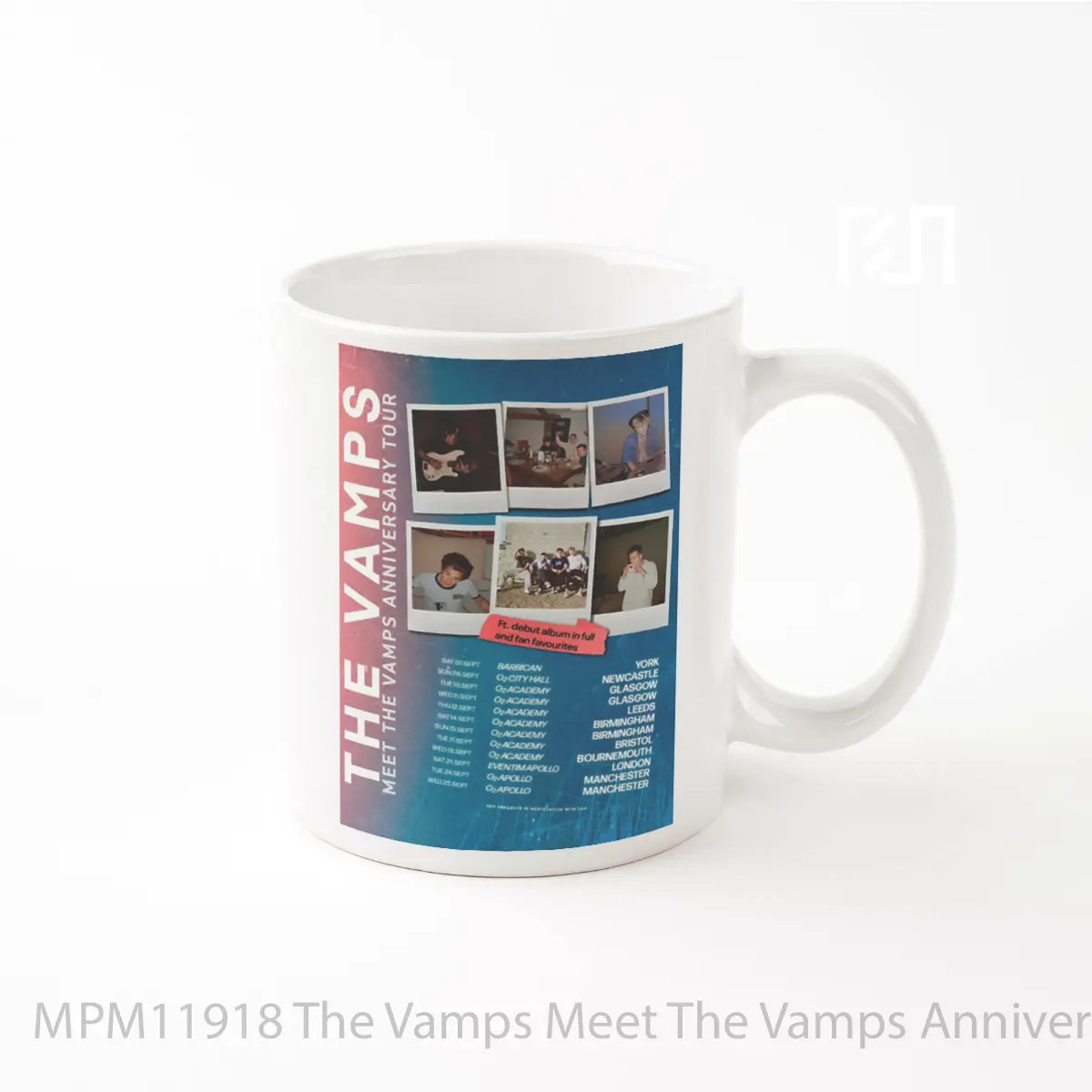 Mug The Vamps Meet The Vamps Anniversary Uk Tour 2024 MPM11918