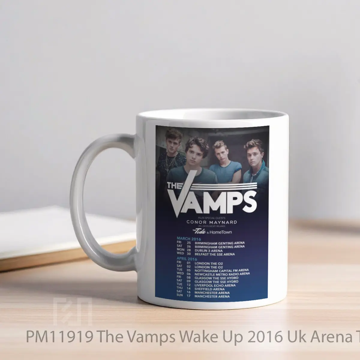 Mug The Vamps Wake Up 2016 Uk Arena Tour Print MPM11919 - All-side / Desain