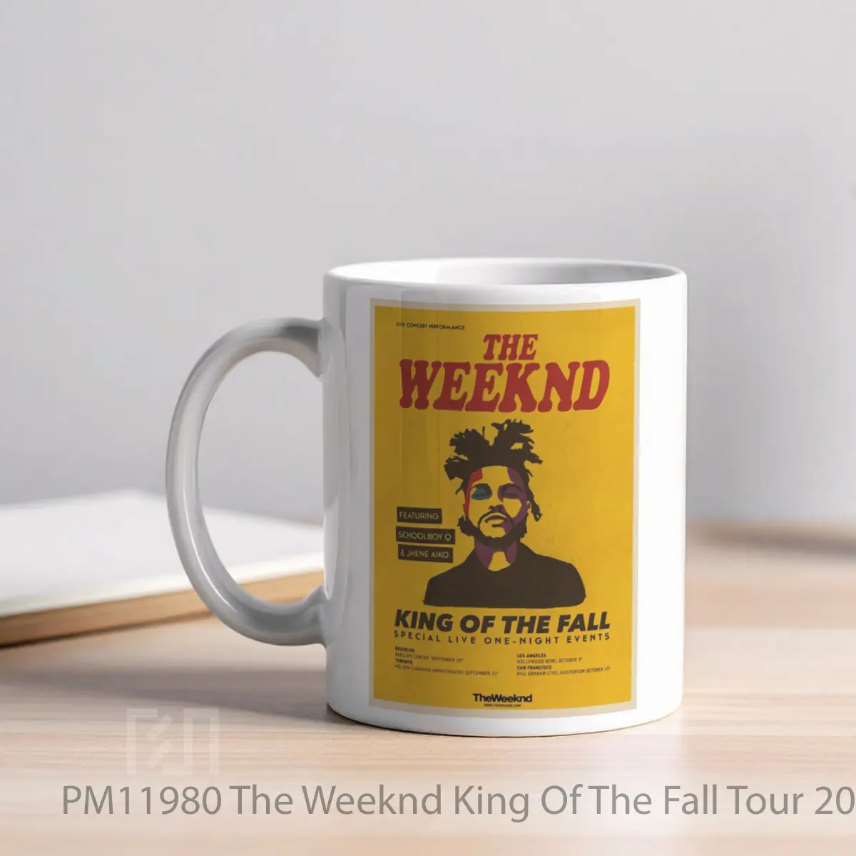 Mug The Weeknd King Of The Fall Tour 2014 MPM11980 - All-side / Desain