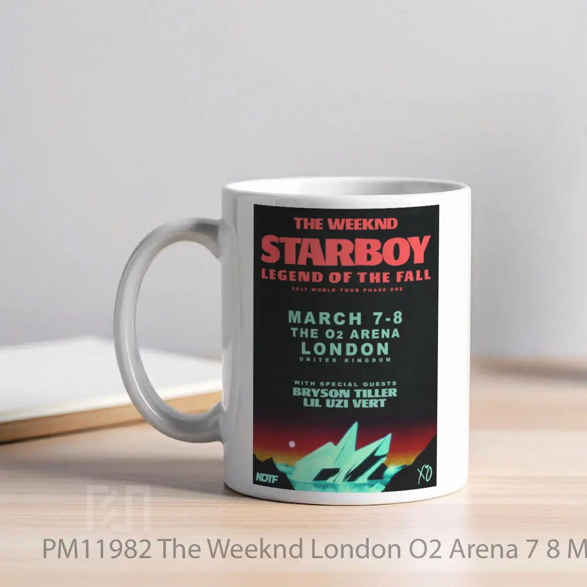 Mug The Weeknd London O2 Arena 7 8 March 2017 MPM11982 - All-side / Desain