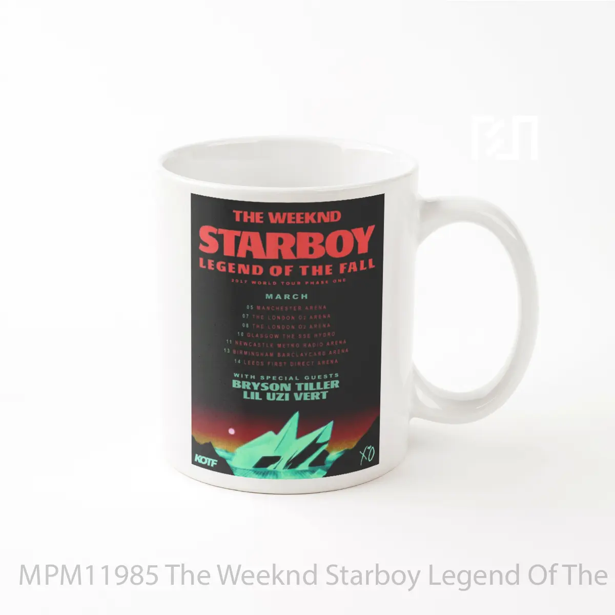 Mug The Weeknd Starboy Legend Of The Fall 2017 Uk Tour MPM11985
