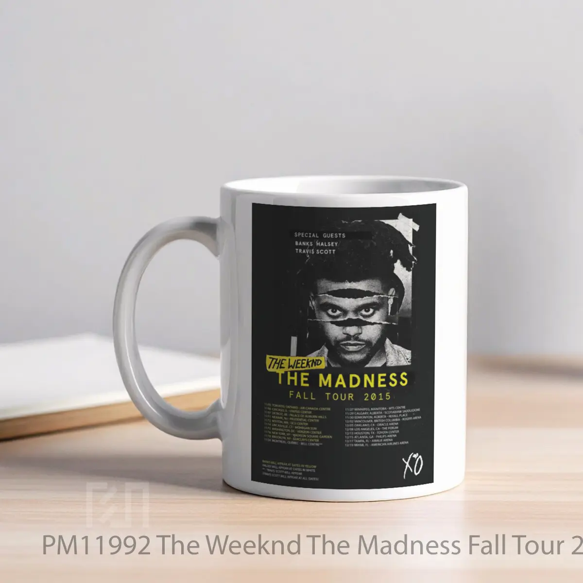 Mug The Weeknd The Madness Fall Tour 2015 MPM11992 - All-side / Desain