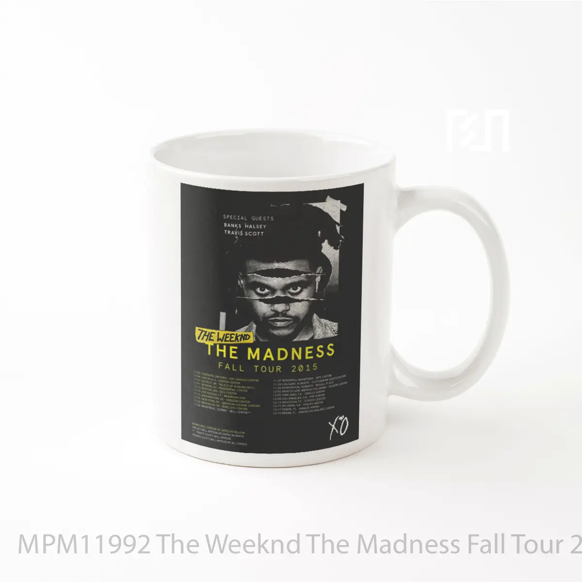 Mug The Weeknd The Madness Fall Tour 2015 MPM11992