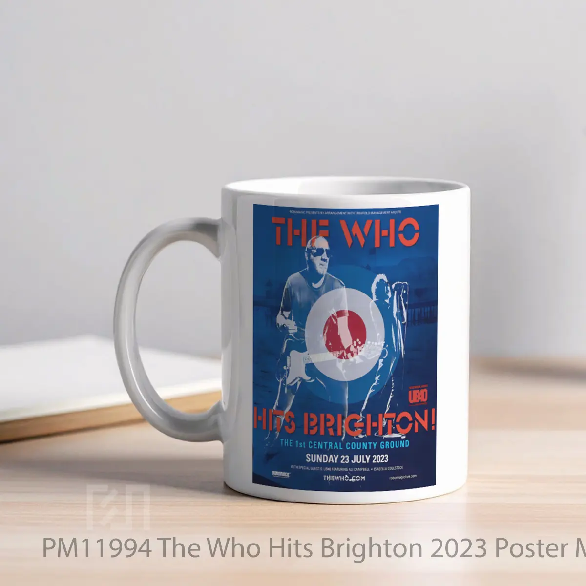 Mug The Who Hits Brighton 2023 MPM11994 - Tampak Kanan