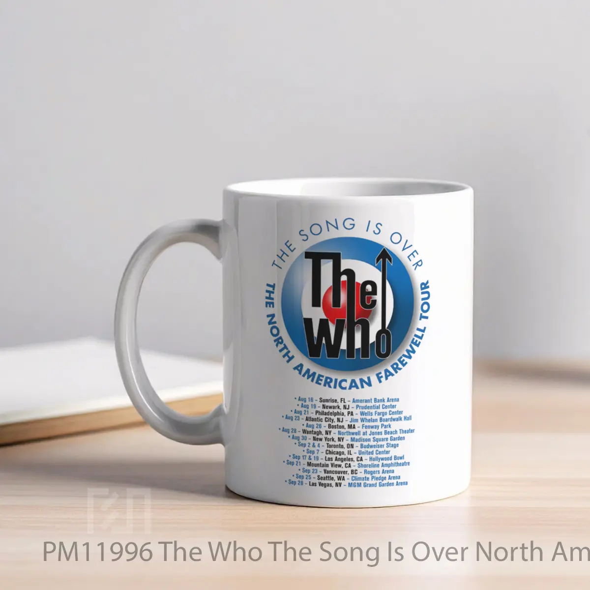 Mug The Who The Song Is Over North American Tour 2025 MPM11996 - All-side / Desain