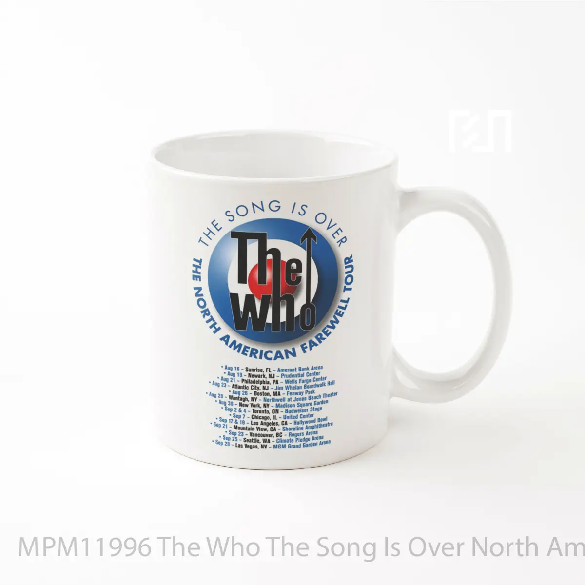 Mug The Who The Song Is Over North American Tour 2025 MPM11996