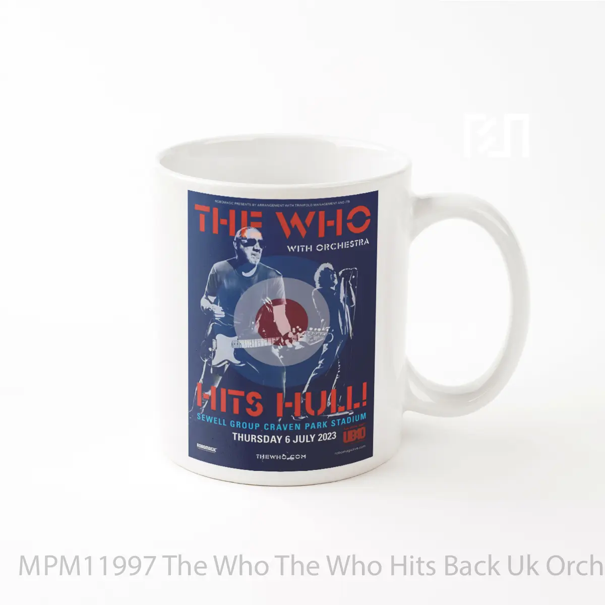 Mug The Who The Who Hits Back Uk Orchestra Tour 2023 Hull Sewell Group Craven Park Stadium MPM11997