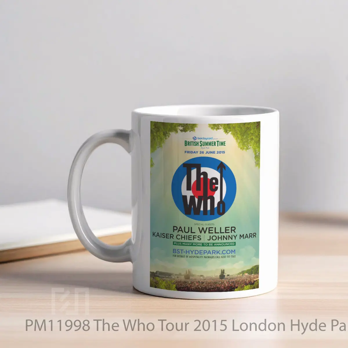 Mug The Who Tour 2015 London Hyde Park MPM11998 - All-side / Desain