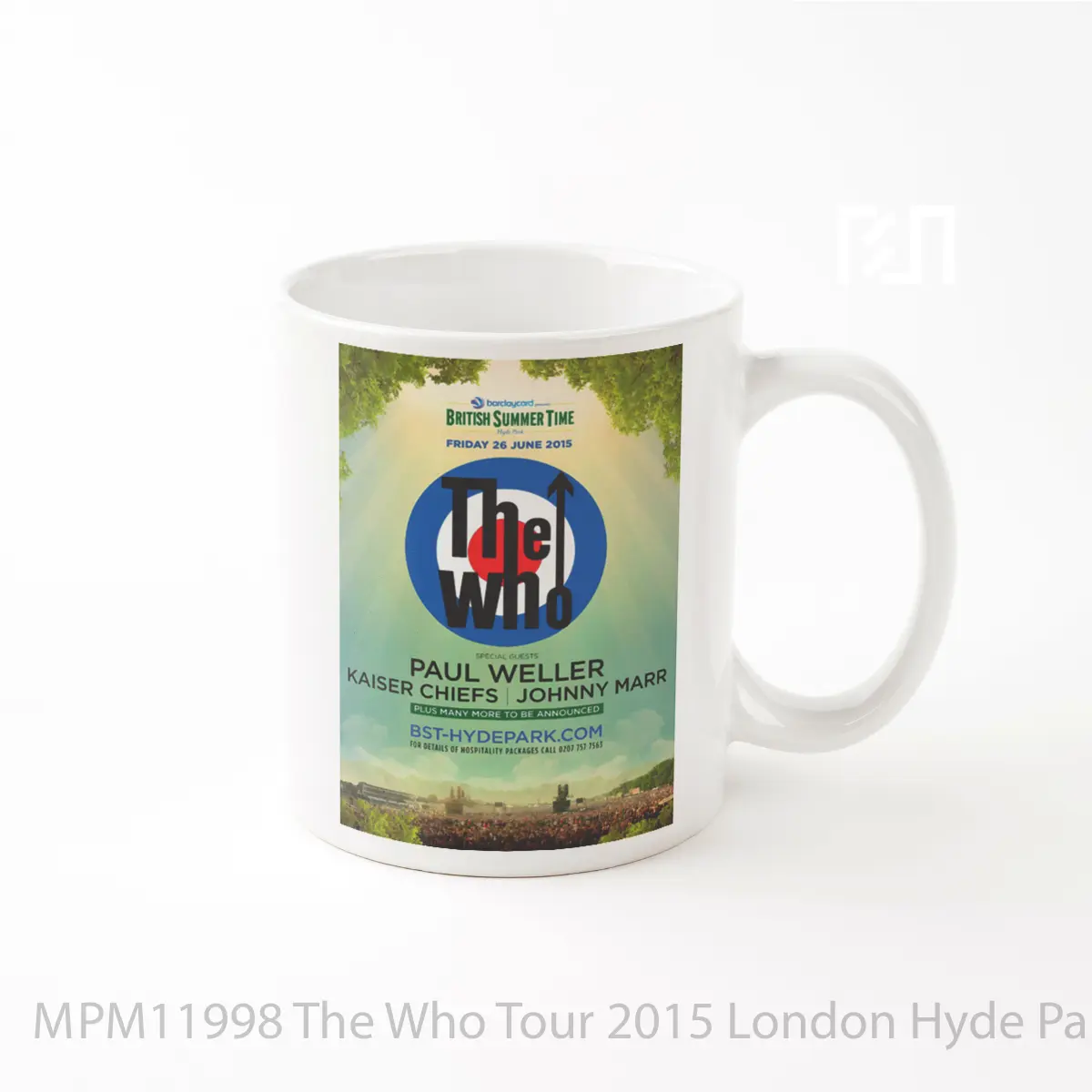 Mug The Who Tour 2015 London Hyde Park MPM11998