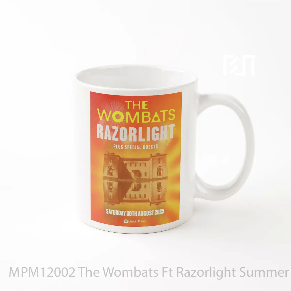 Mug The Wombats Ft Razorlight Summer Tour 2025 Hitchin Priory MPM12002