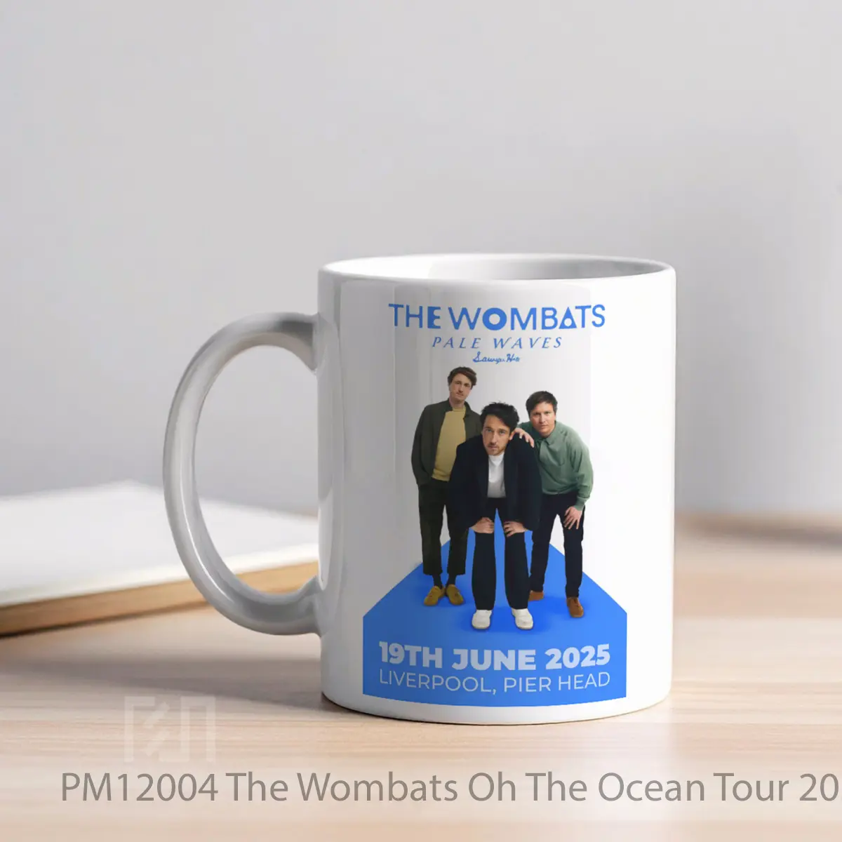 Mug The Wombats Oh The Ocean Tour 2025 Liverpool Pier Head MPM12004 - All-side / Desain