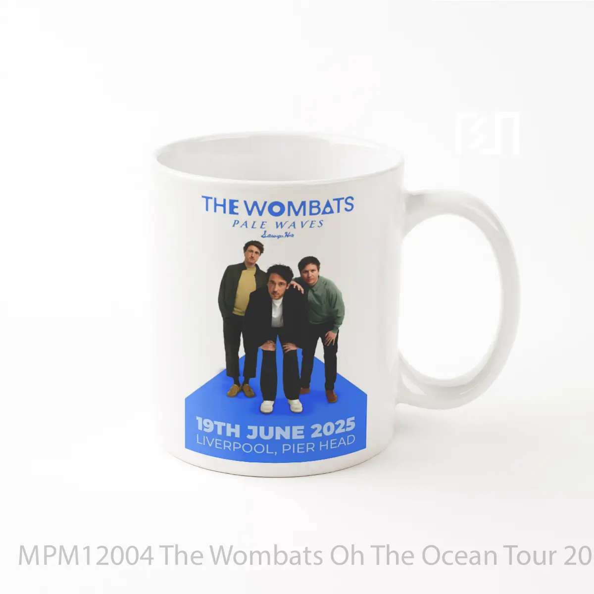 Mug The Wombats Oh The Ocean Tour 2025 Liverpool Pier Head MPM12004