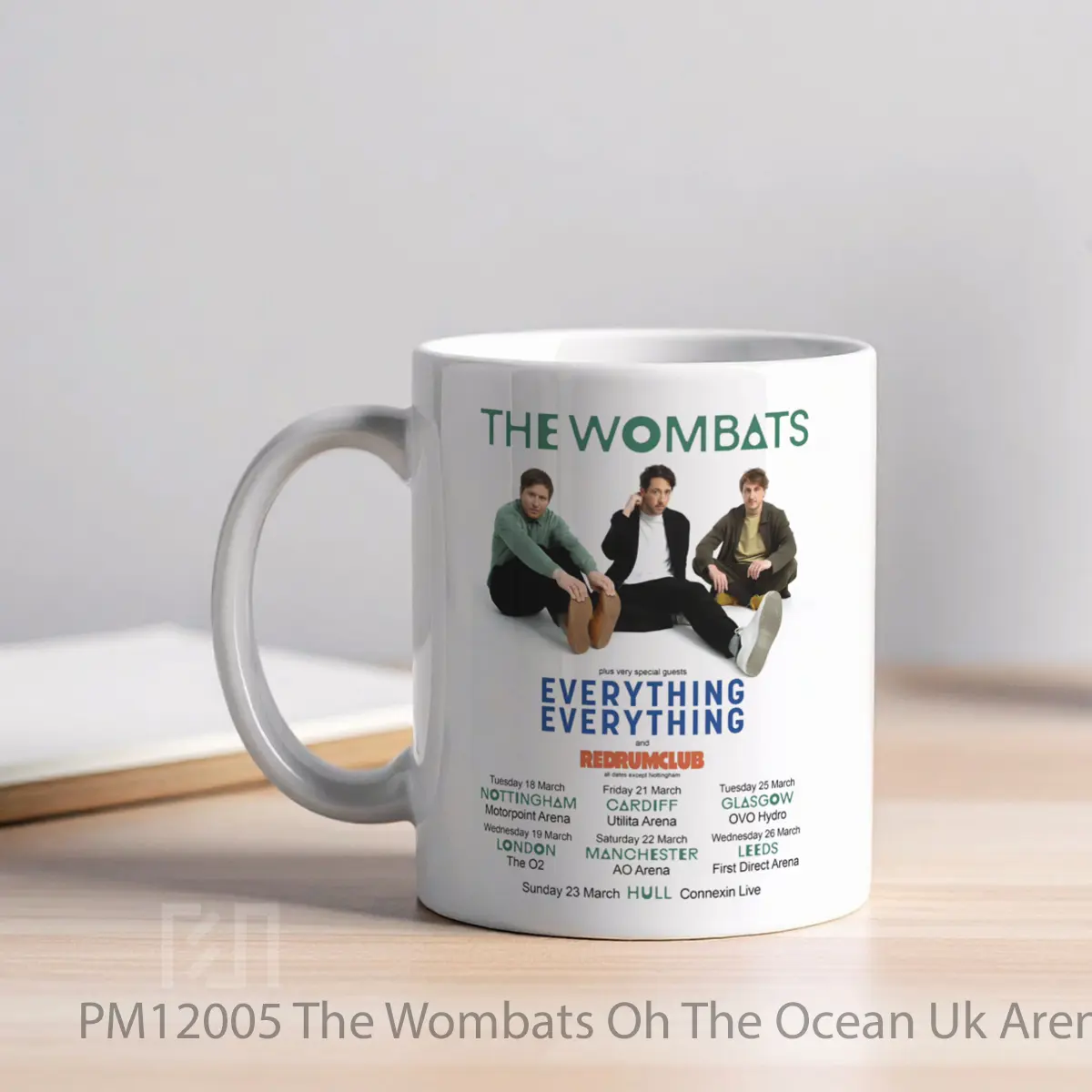 Mug The Wombats Oh The Ocean Uk Arena Tour 2025 MPM12005 - All-side / Desain