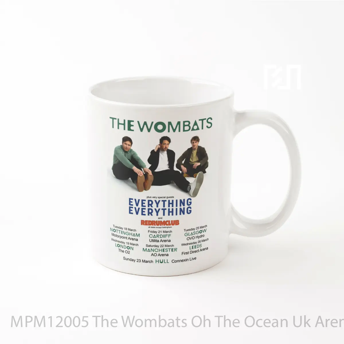 Mug The Wombats Oh The Ocean Uk Arena Tour 2025 MPM12005
