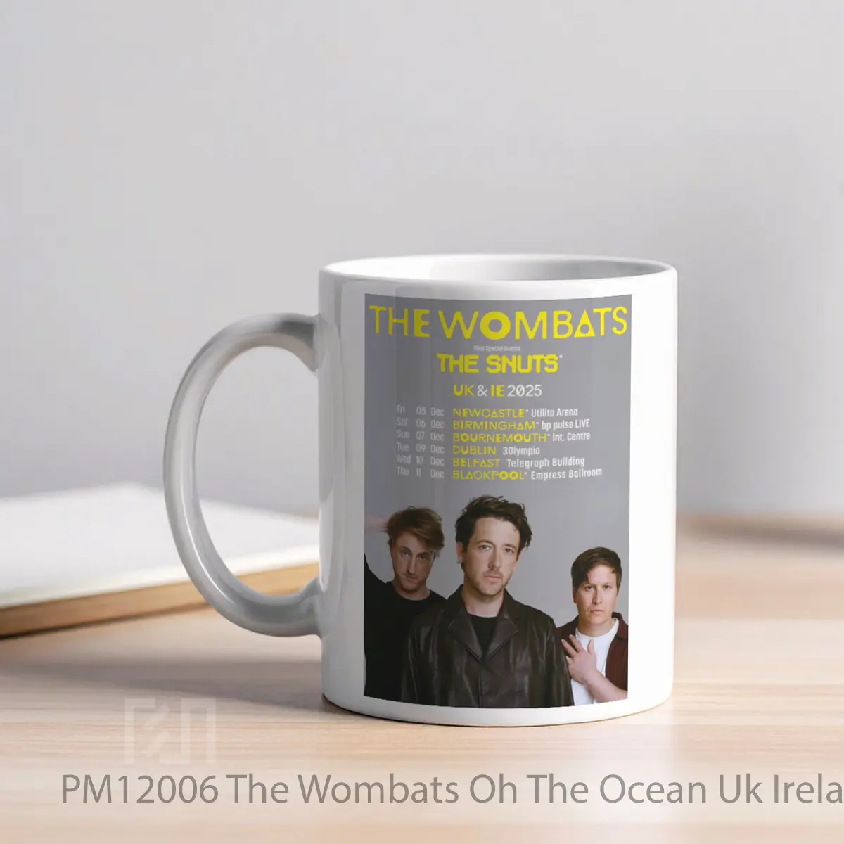 Mug The Wombats Oh The Ocean Uk Ireland Tour 2025 MPM12006 - All-side / Desain