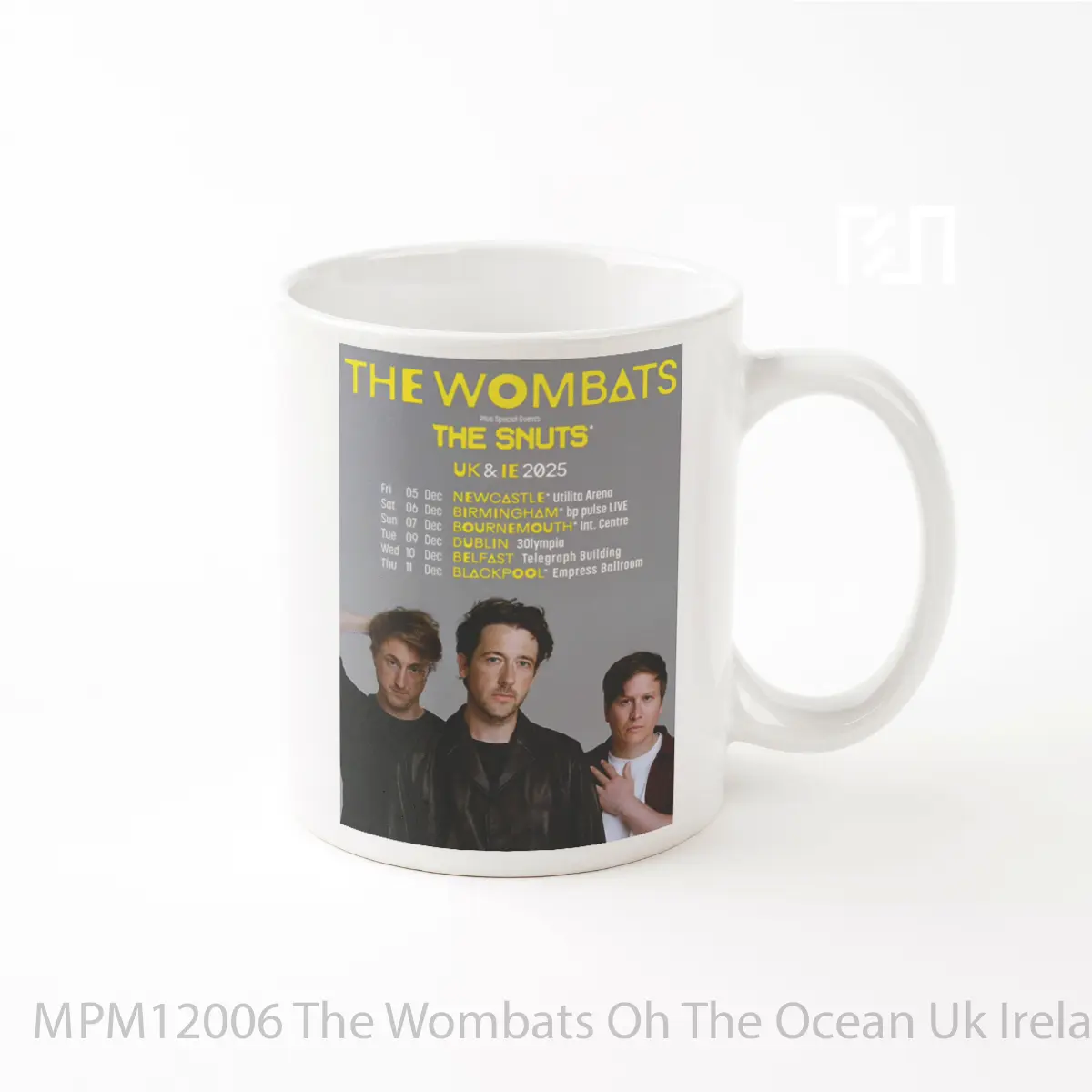 Mug The Wombats Oh The Ocean Uk Ireland Tour 2025 MPM12006