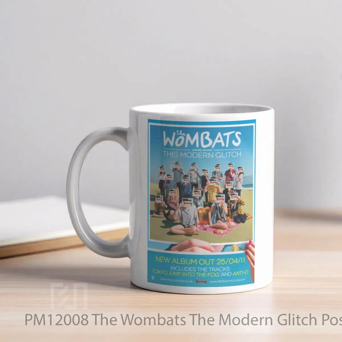 Mug The Wombats The Modern Glitch MPM12008 - All-side / Desain