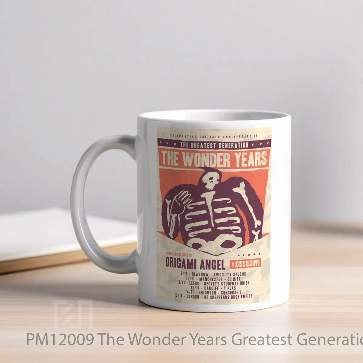 Mug The Wonder Years Greatest Generation 10th Anniversary Tour MPM12009 - All-side / Desain