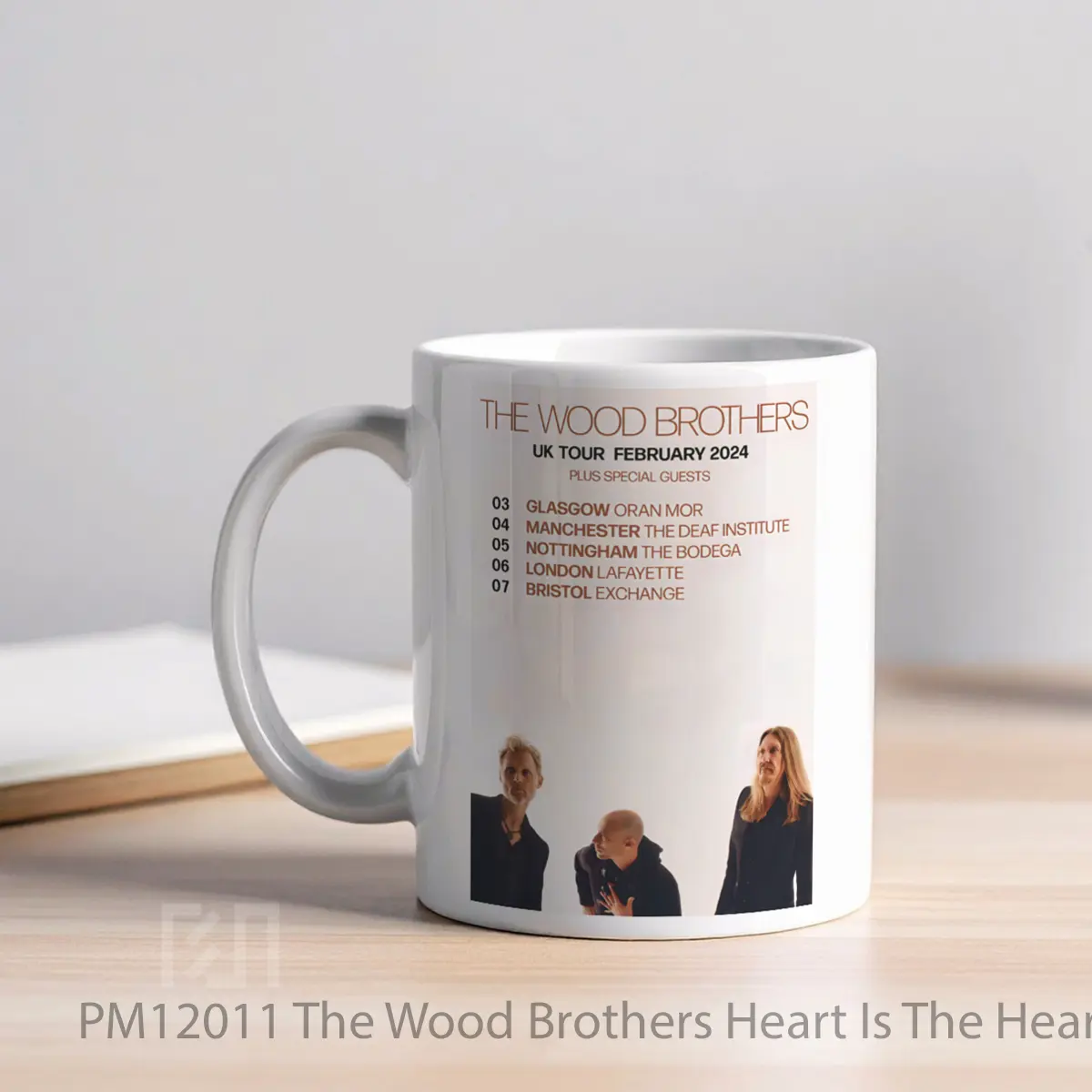 Mug The Wood Brothers Heart Is The Heart 2024 Uk Tour MPM12011 - All-side / Desain