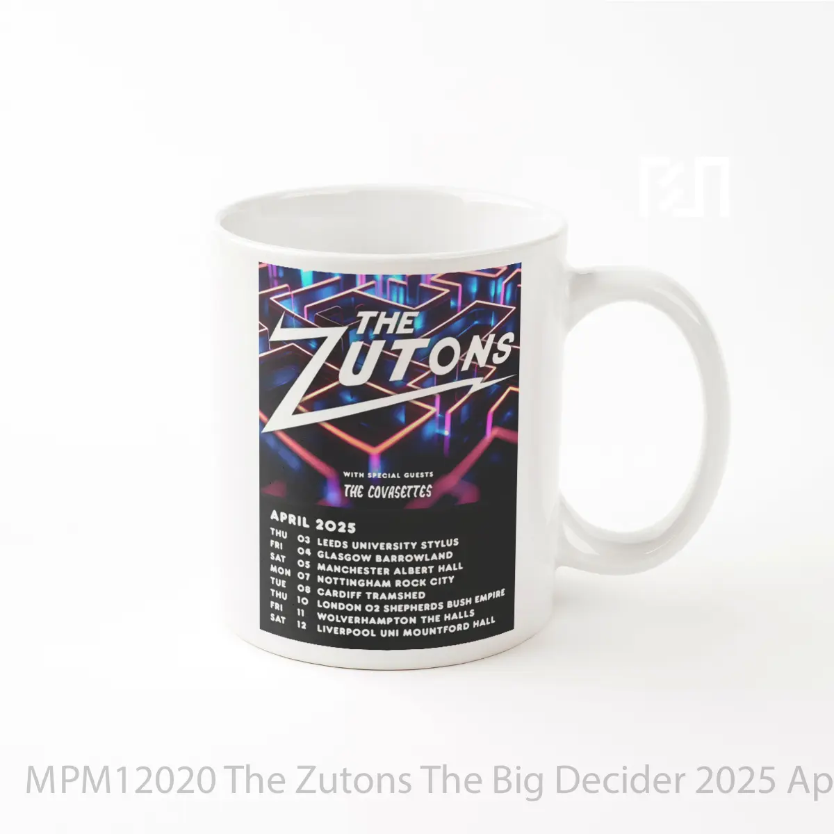 Mug The Zutons The Big Decider 2025 April Uk Tour Post MPM12020