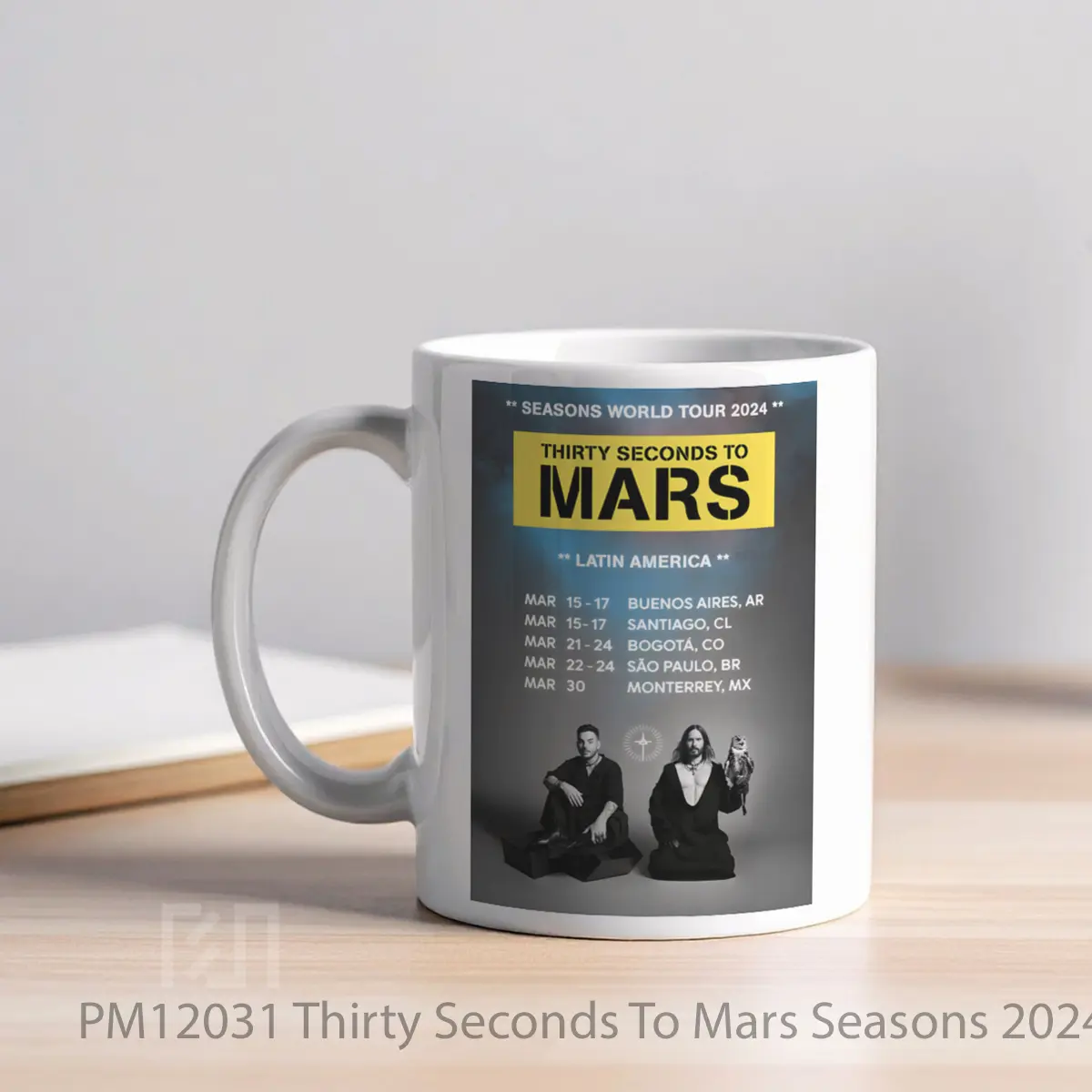 Mug Thirty Seconds To Mars Seasons 2024 World Tour MPM12031 - All-side / Desain